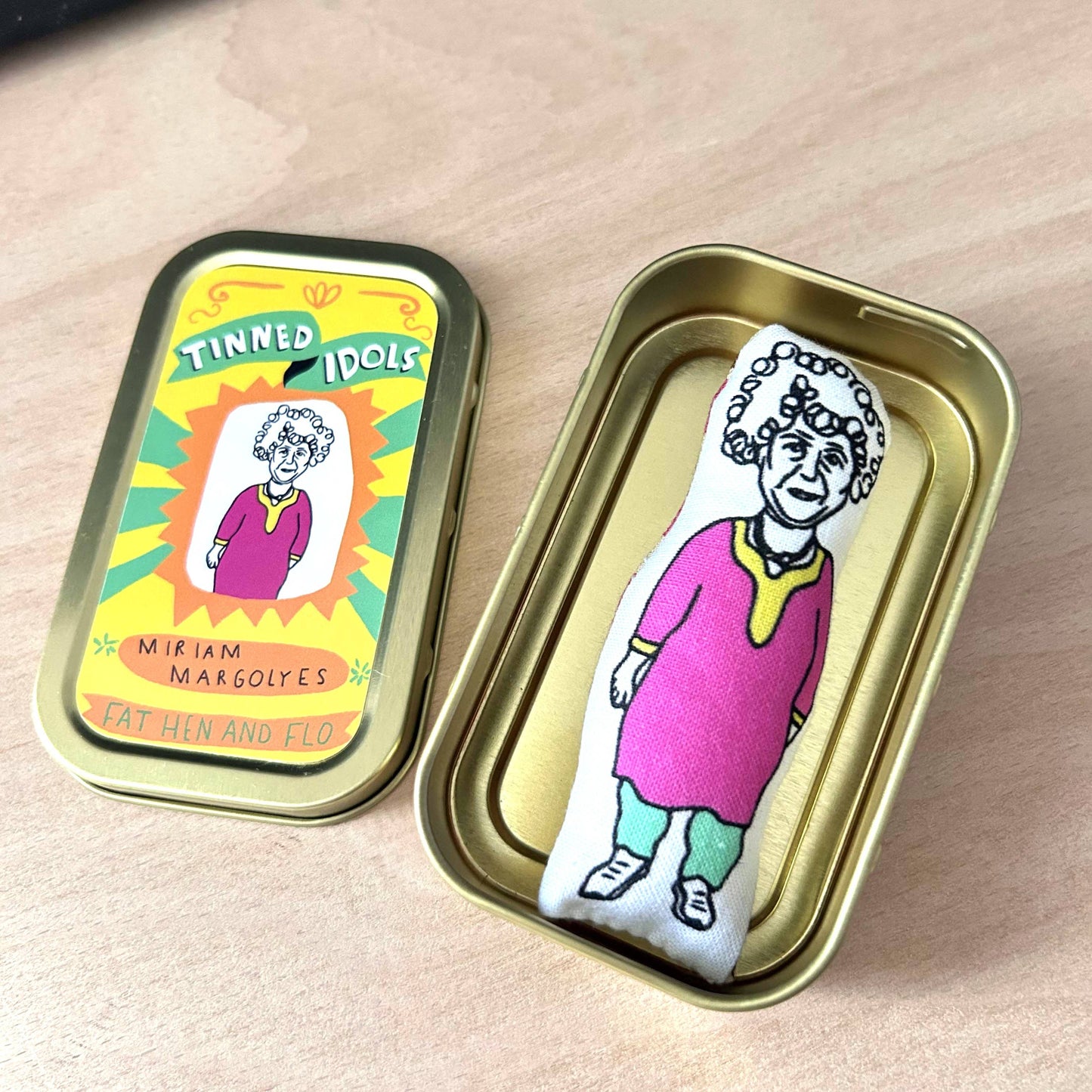 Miriam Margoyles Tinned Idol Keepsake Doll