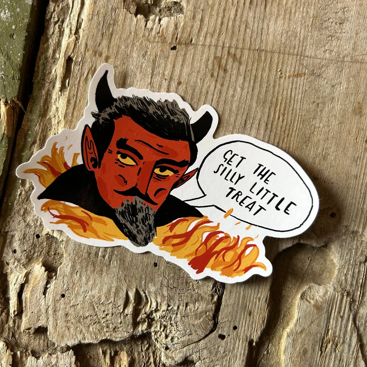 Silly Little Treat Vinyl Sticker 