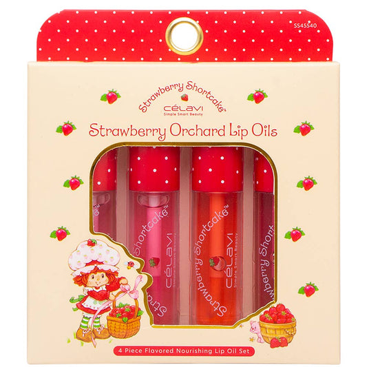 CELAVI X STRAWBERRY SHORTCAKE Orchard Nourishing Lip Oil Set