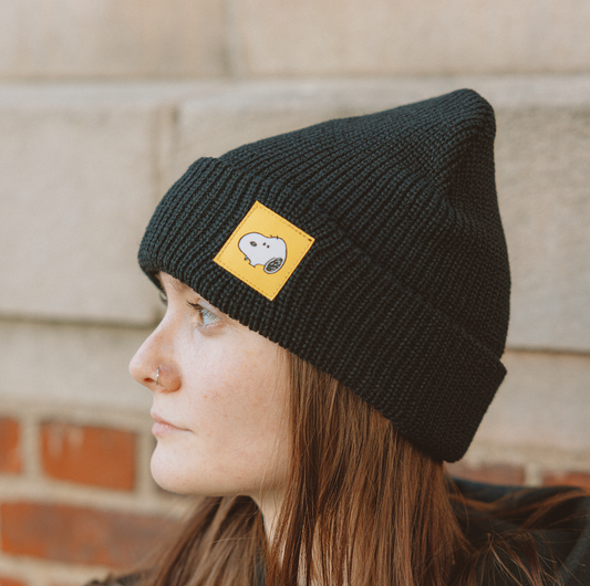 3P4 x Peanuts® Snoopy Beanie - Black