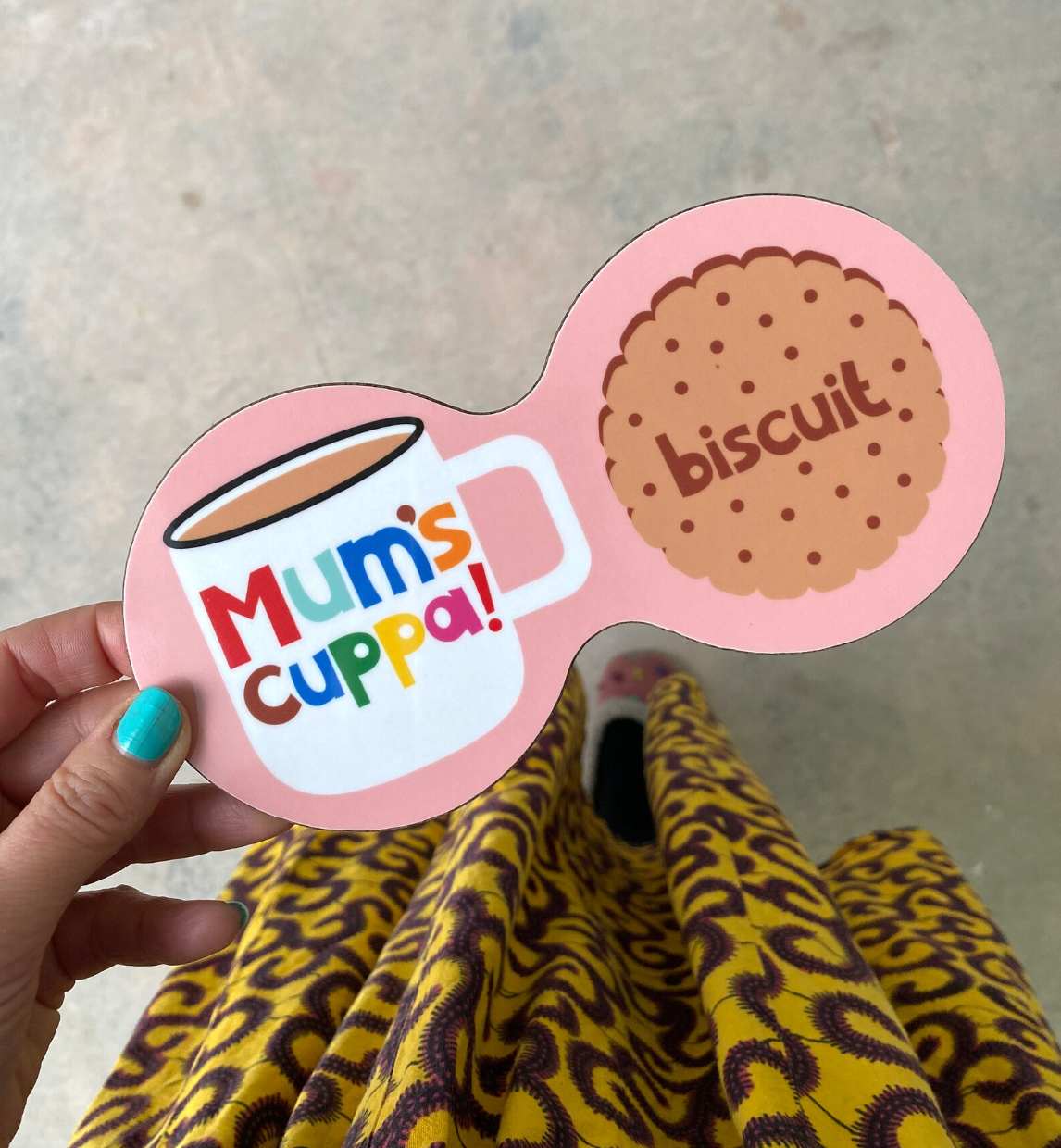 Mum's Tea Double Coaster