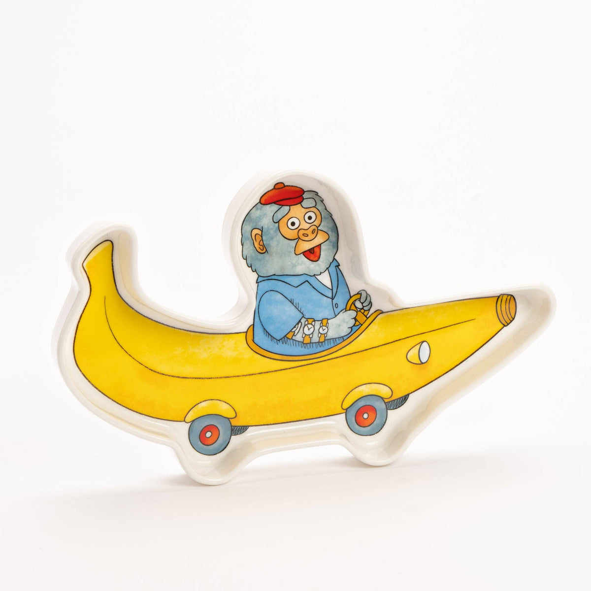 Magpie x Richard Scarry Bananamobile Shaped Trinket Tray
