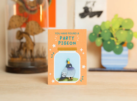 Party Pigeon Pin