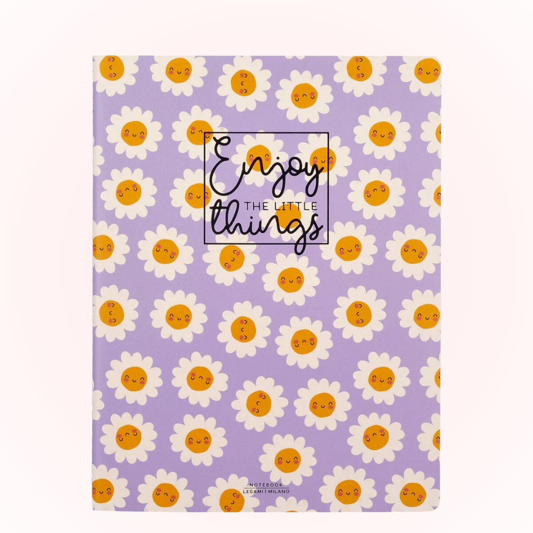 Daisy Large Lined Notebook