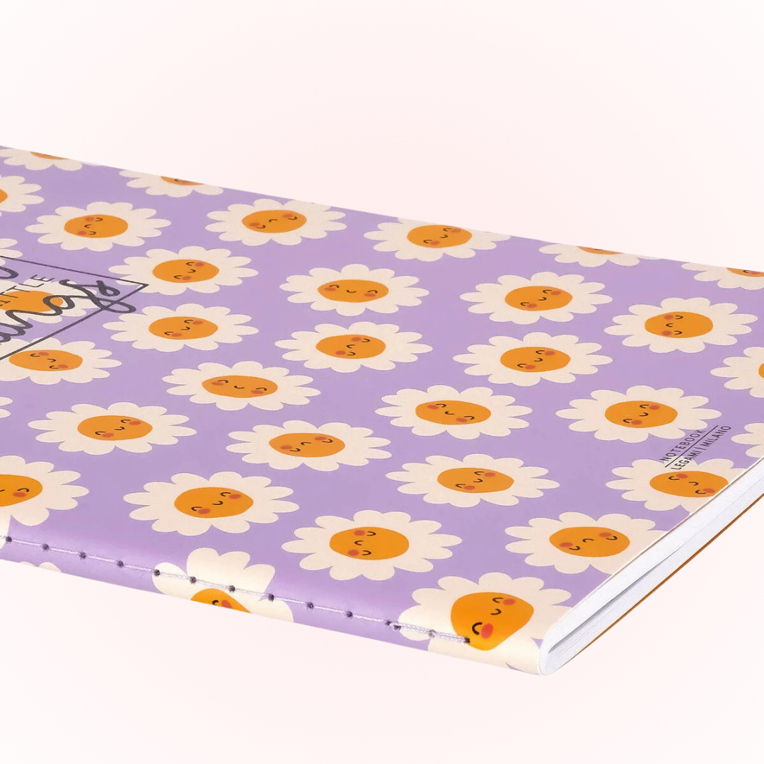 Daisy Large Lined Notebook