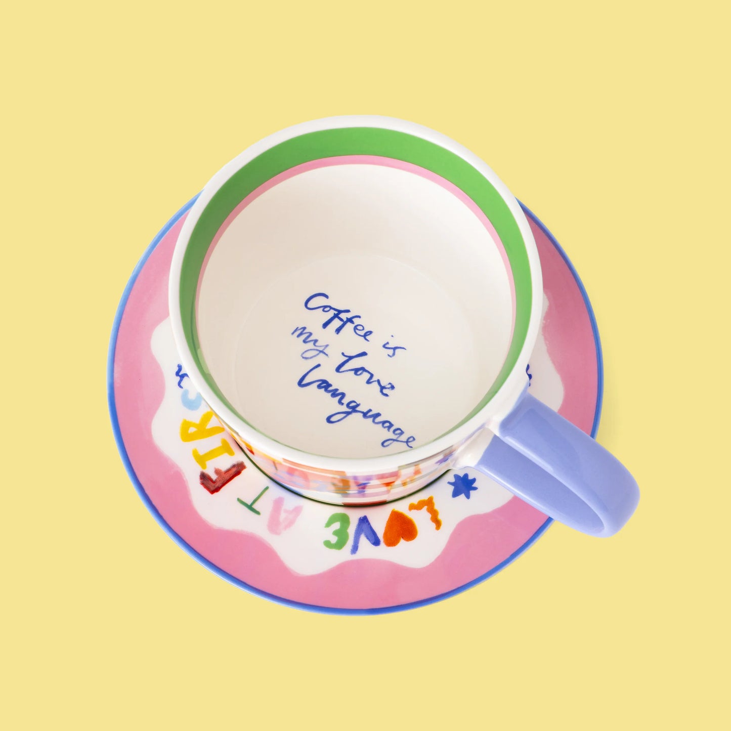 Coffee Club Cup & Saucer Mug Gift Set