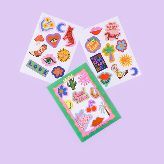 Icons Sticker Set