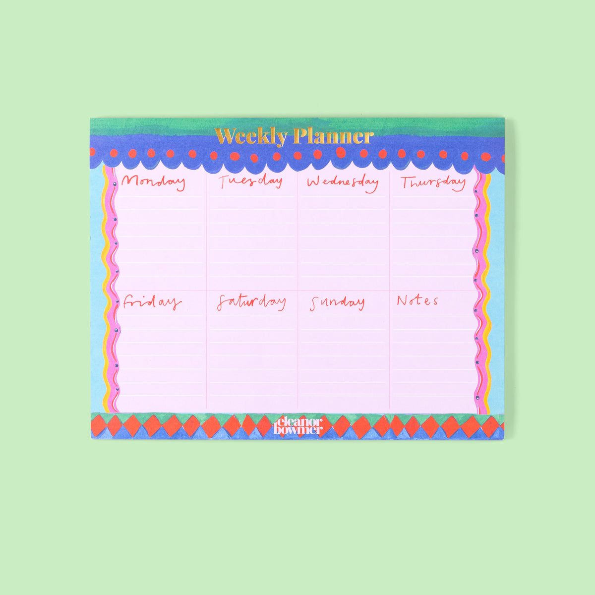 Grumpy Weekly Day By Day Magnetic Weekly Planner – Grumpy Custard