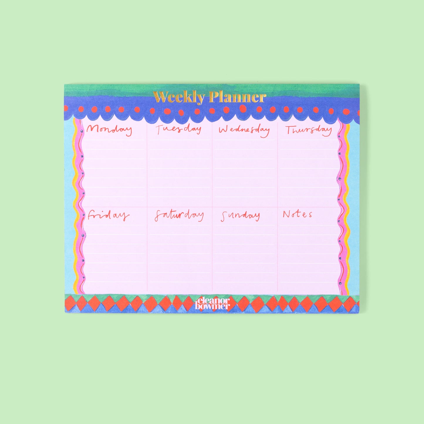 Day By Day Magnetic Weekly Planner