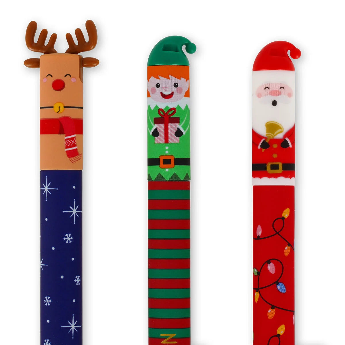 Naughty Or Nice 3 Erasable Christmas Gel Pens