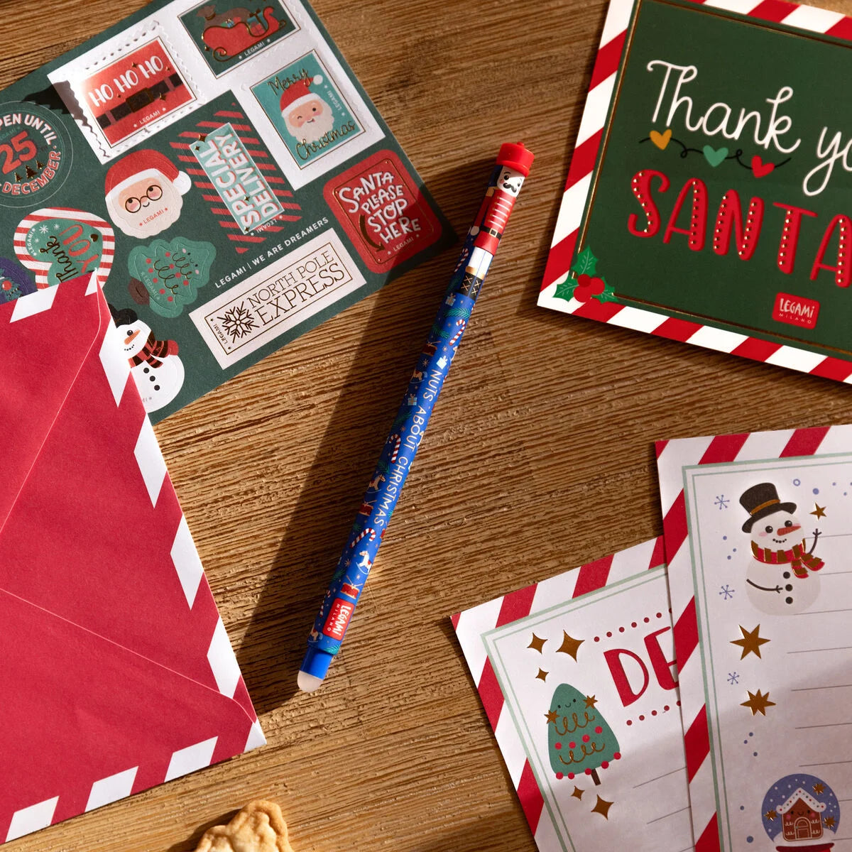 The Nutcracker 3 Erasable Christmas Gel Pens