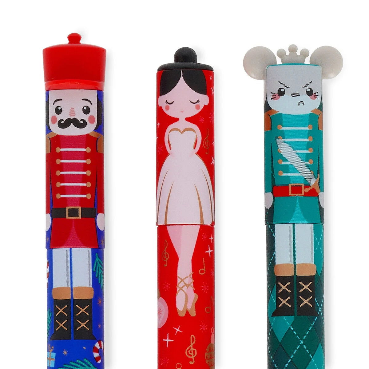 The Nutcracker 3 Erasable Christmas Gel Pens