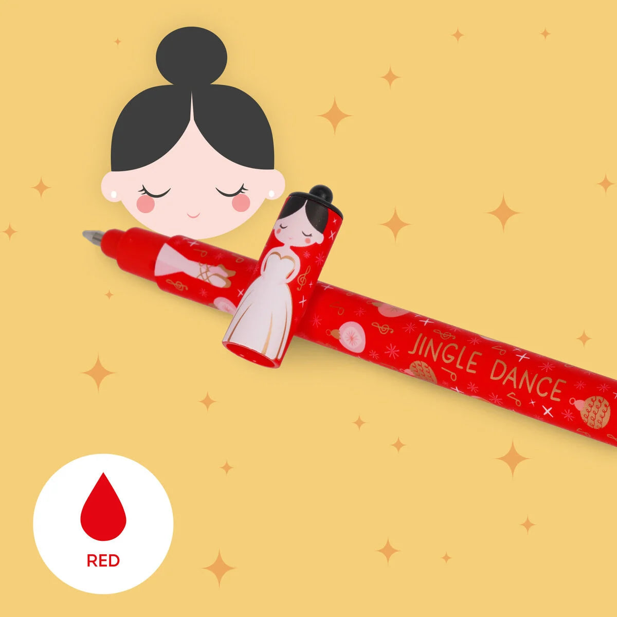 The Nutcracker 3 Erasable Christmas Gel Pens