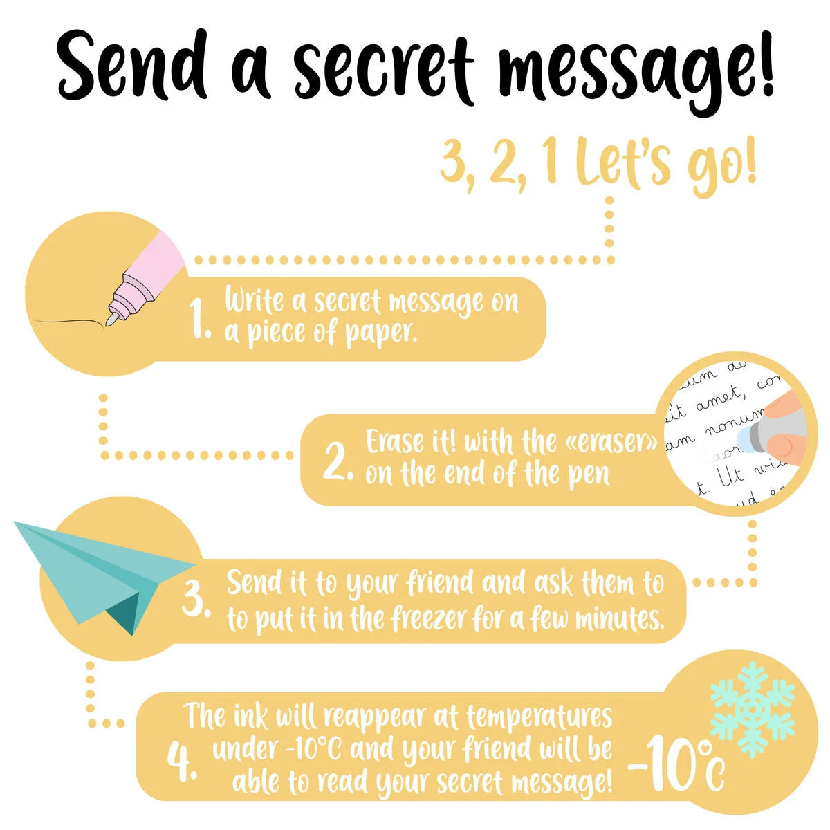 The Nutcracker 3 Erasable Christmas Gel Pens