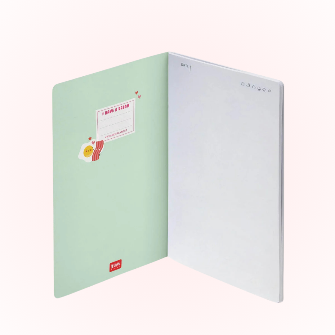 Egg Medium Plain Notebook