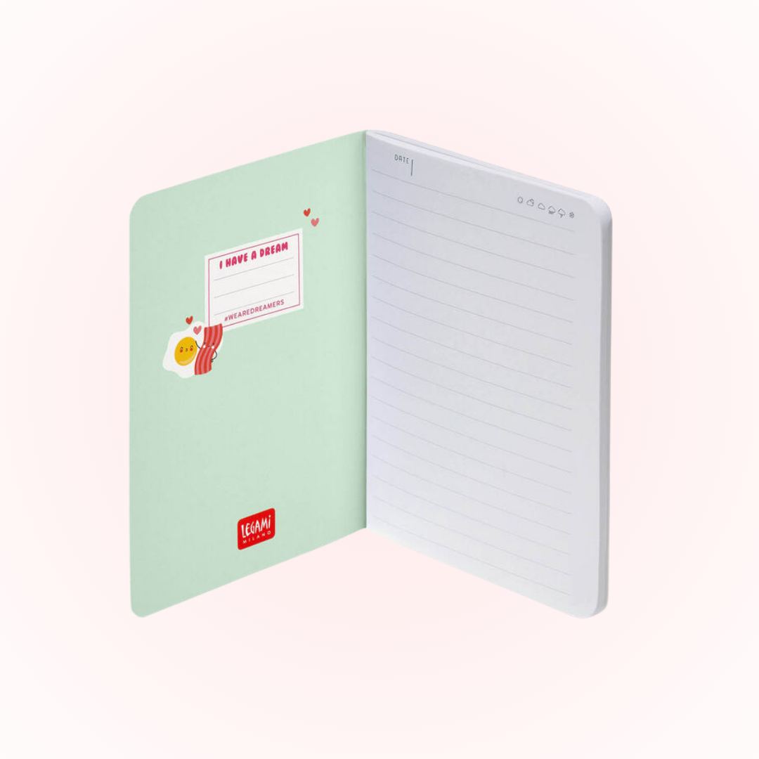 Egg Small Lined Notebook