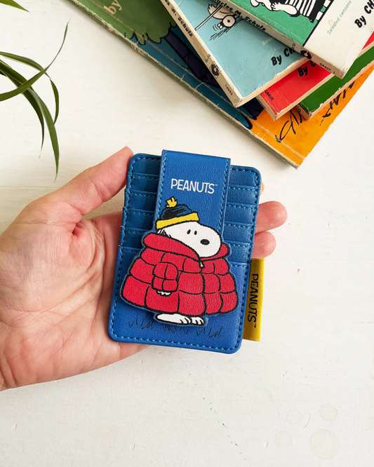 Peanuts Puffa Coat Snoopy Card Holder