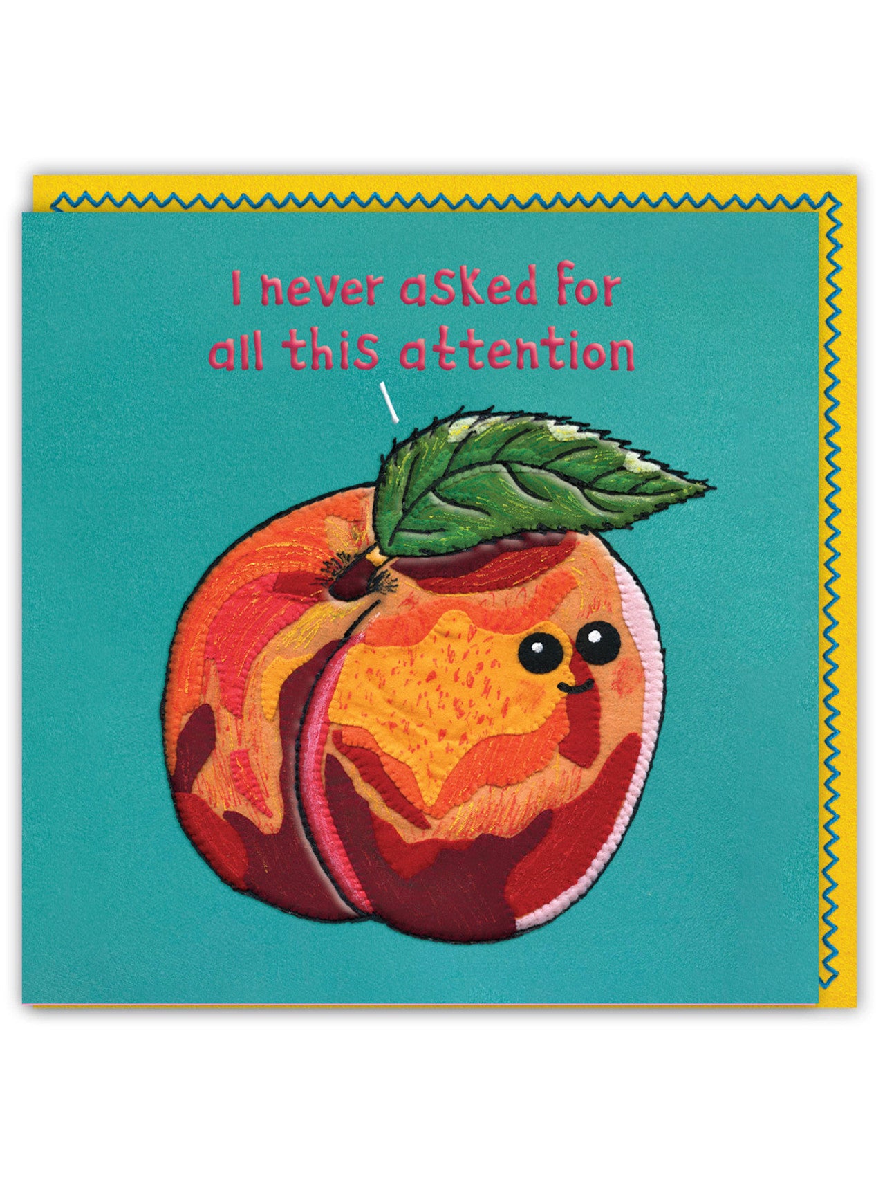 Funny Peach Card By Sew Your Soul