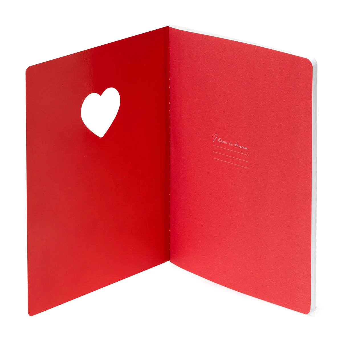 Heart Large Lined Notebook