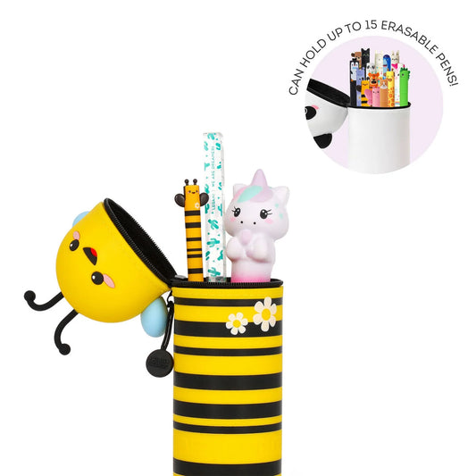Bee Different Soft Silicone 2 In 1 Pencil Case