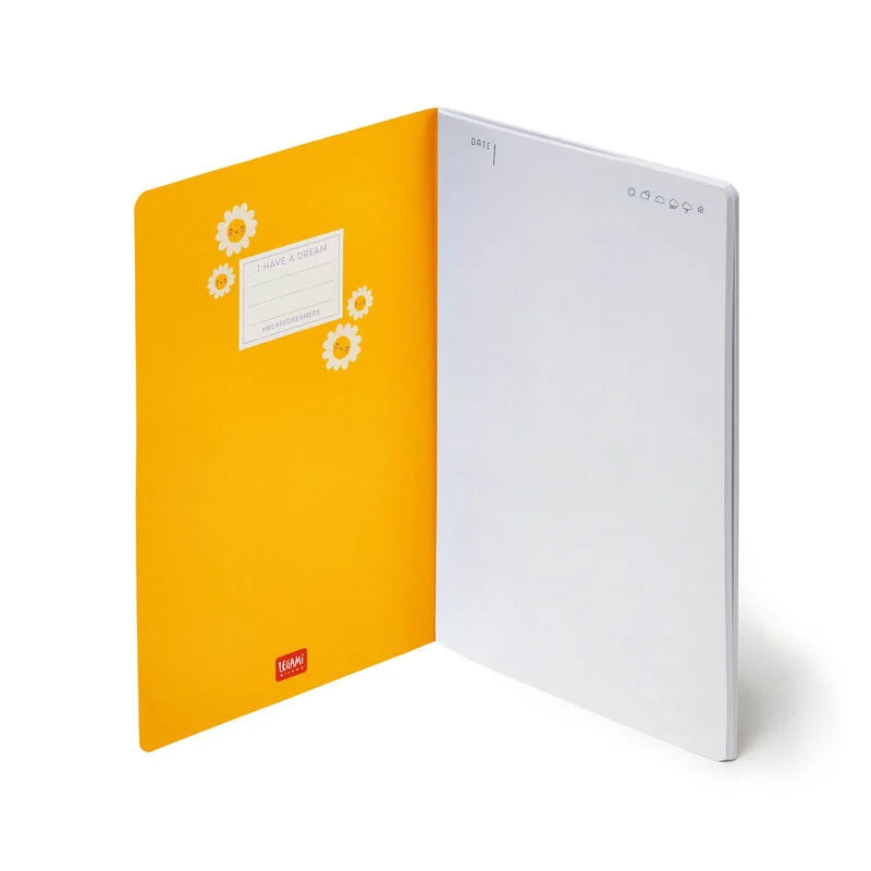 Daisy Medium Plain Notebook