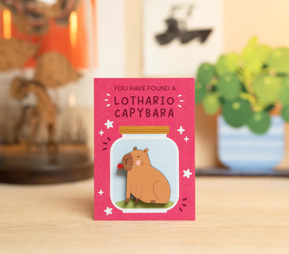 Lothario Capybara Pin