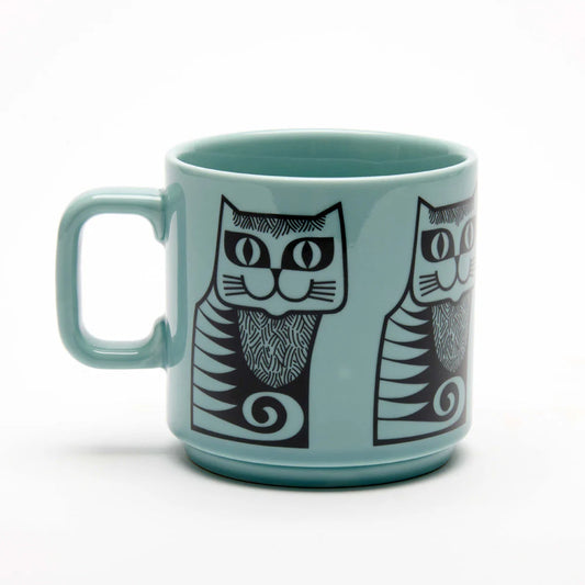 Magpie x Hornsea Mug Cat Teal
