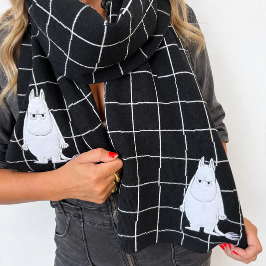 Moomin Embellished Angry Scarf