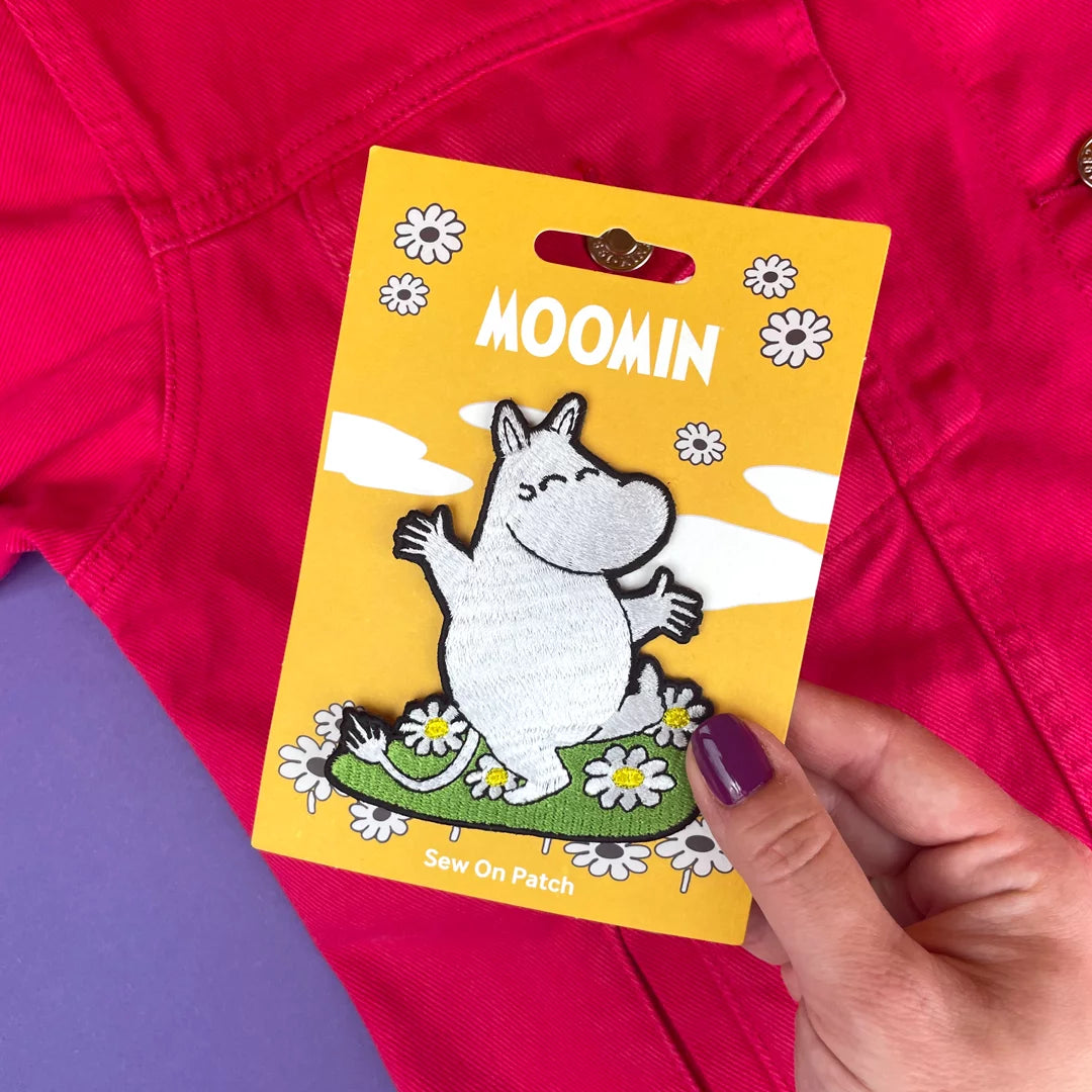 Moomintroll Happy Sew On Patch