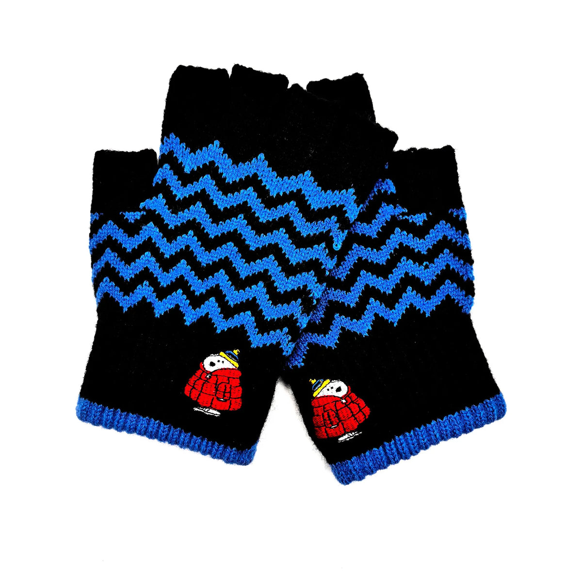 Peanuts Puffa Coat Fingerless Gloves