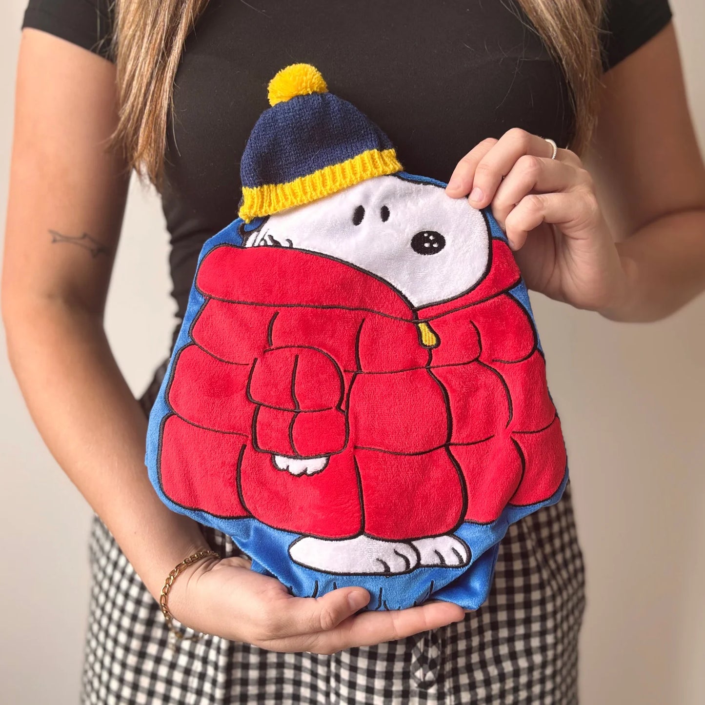 Peanuts Snoopy Puffa Hot Water Bottle
