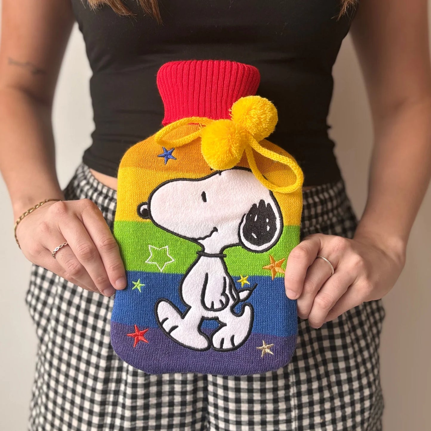 Peanuts Snoopy Rainbow Hot Water Bottle