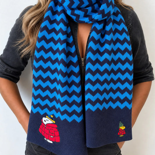 Peanuts Puffa Coat Scarf