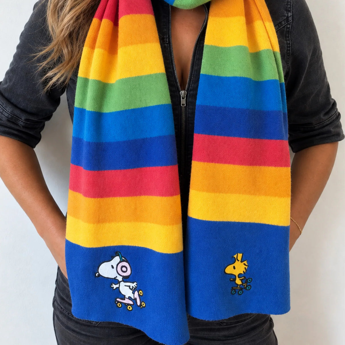 Peanuts Rainbow Scarf