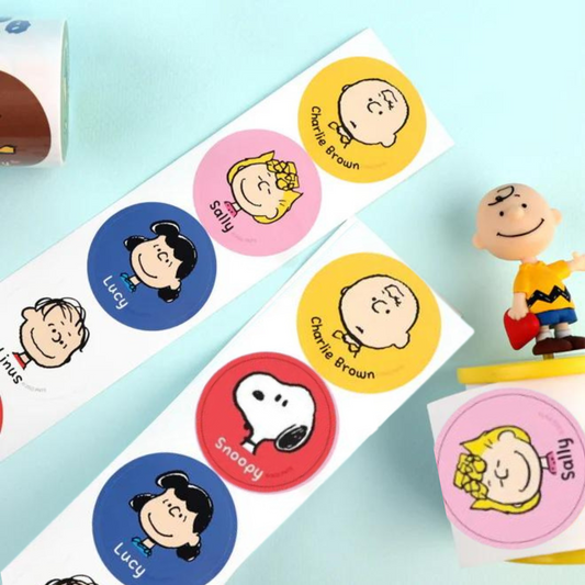 Peanuts Snoopy & His Friends Sticker Roll