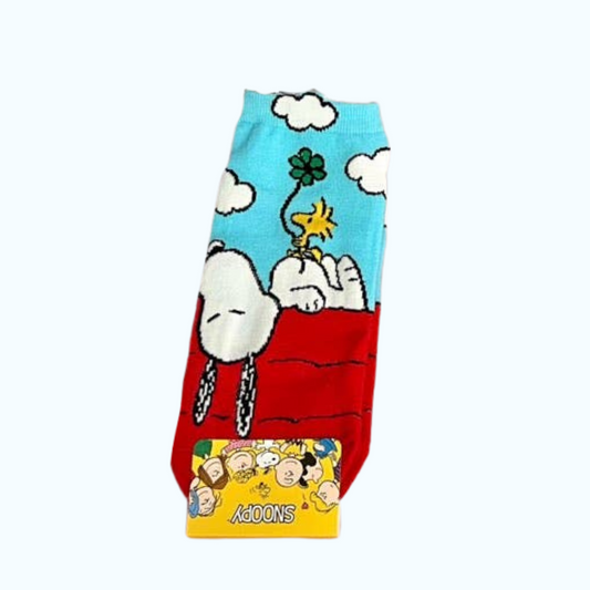 Peanuts Snoopy Red Roof Ankle Socks