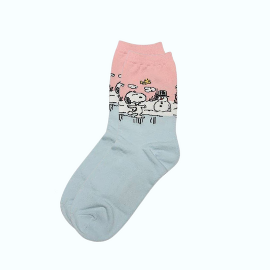 Peanuts Snoopy in Winterland Socks