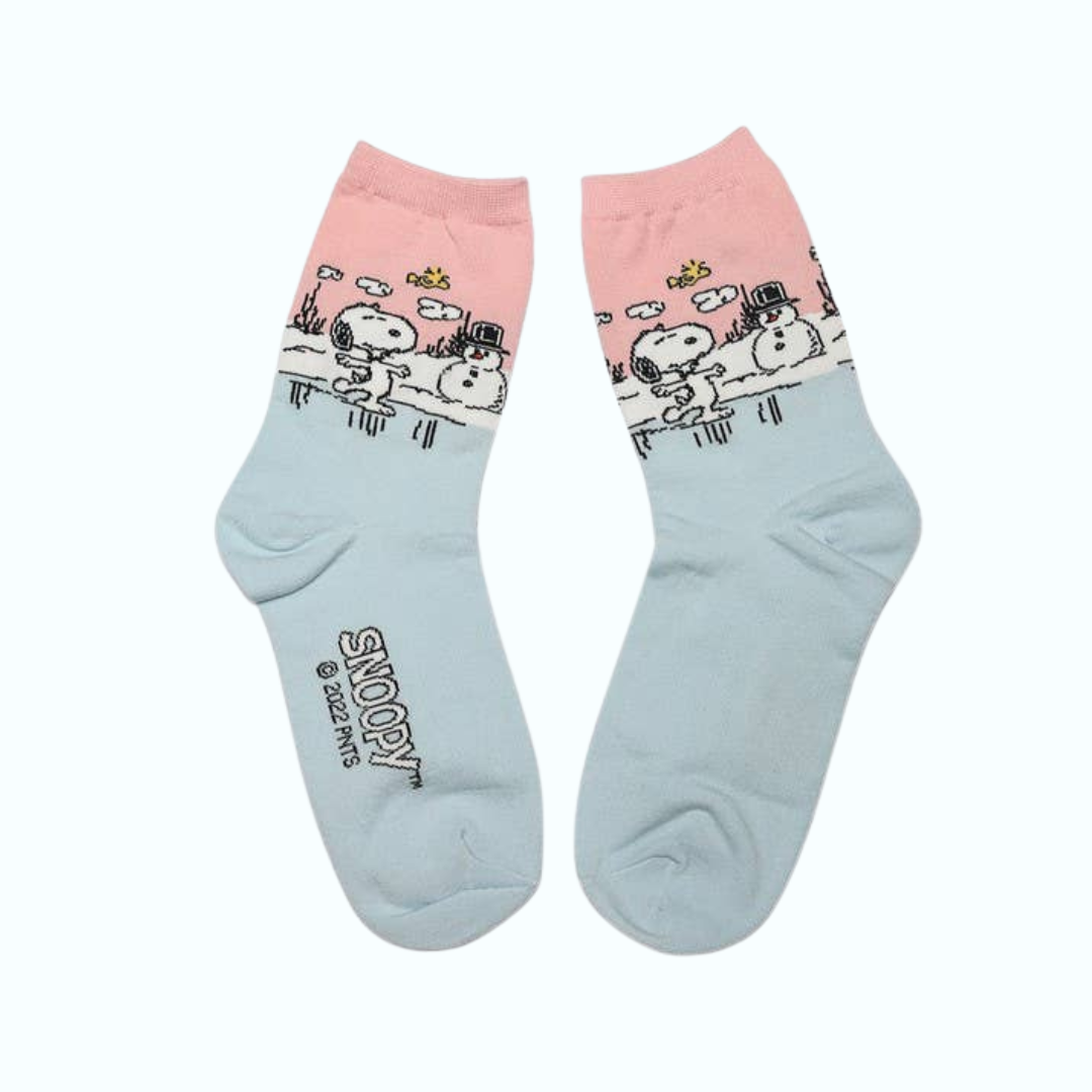 Peanuts Snoopy in Winterland Socks