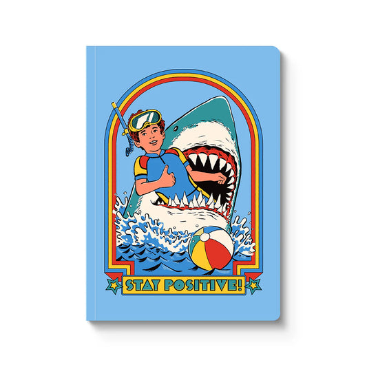 Steven Rhodes Stay Positive A5 Paperback Notebook