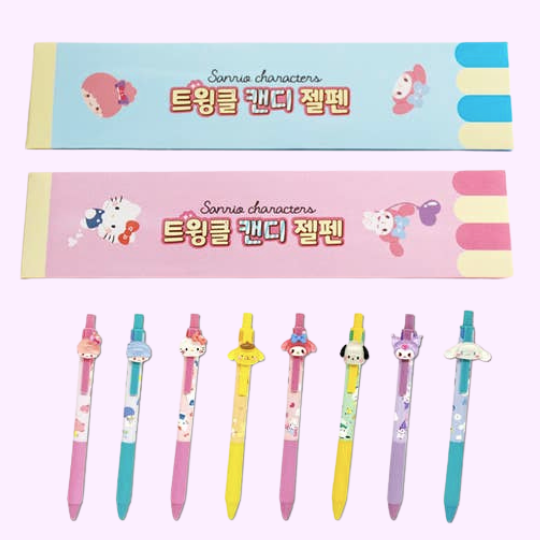 Sanrio Character Twinkle Candy Gel Pen Mystery Blind Box