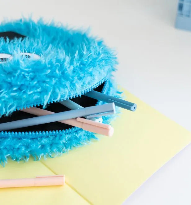 Sesame Street Cookie Monster Plush Pencil Case