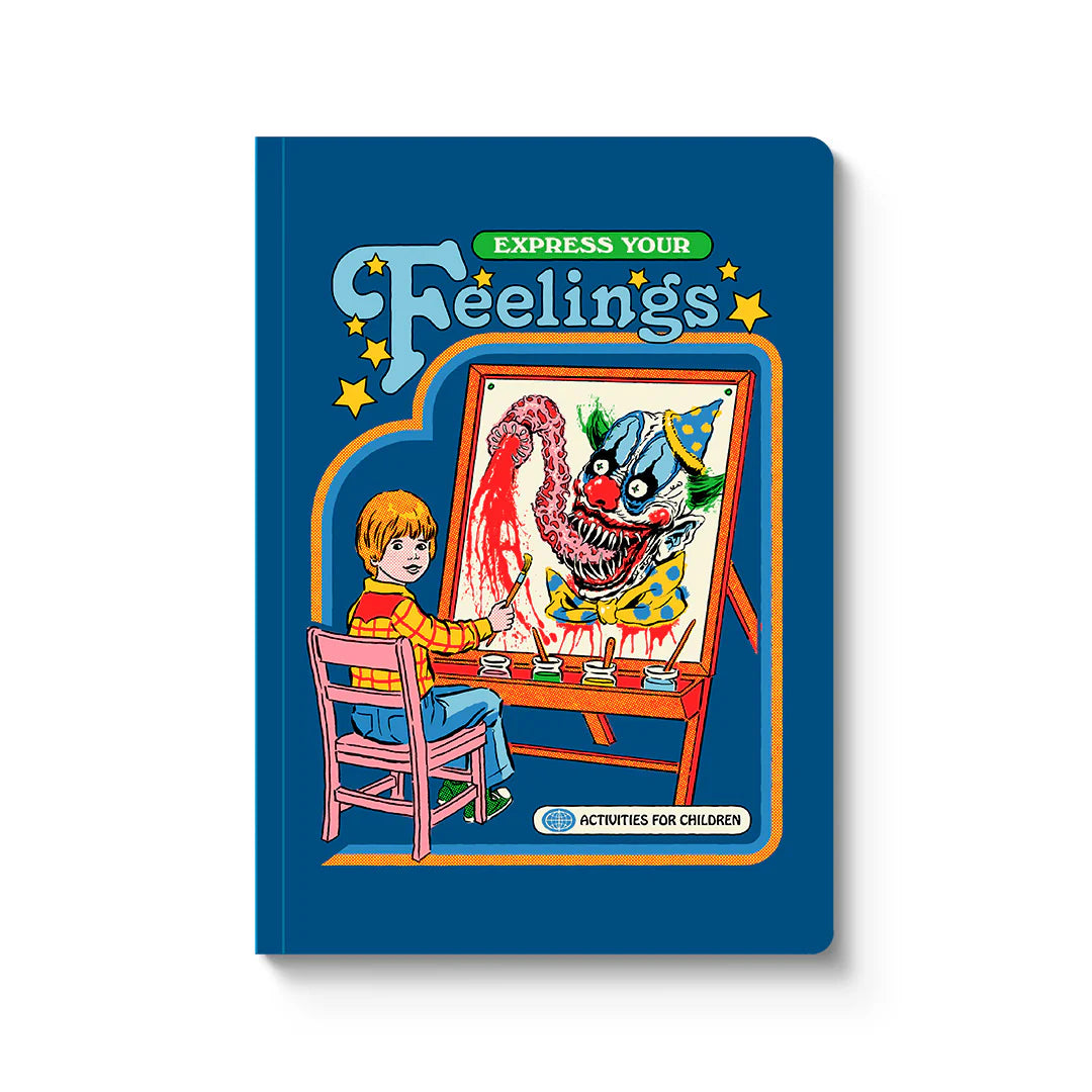 Steven Rhodes Express Your Feelings A5 Paperback Notebook