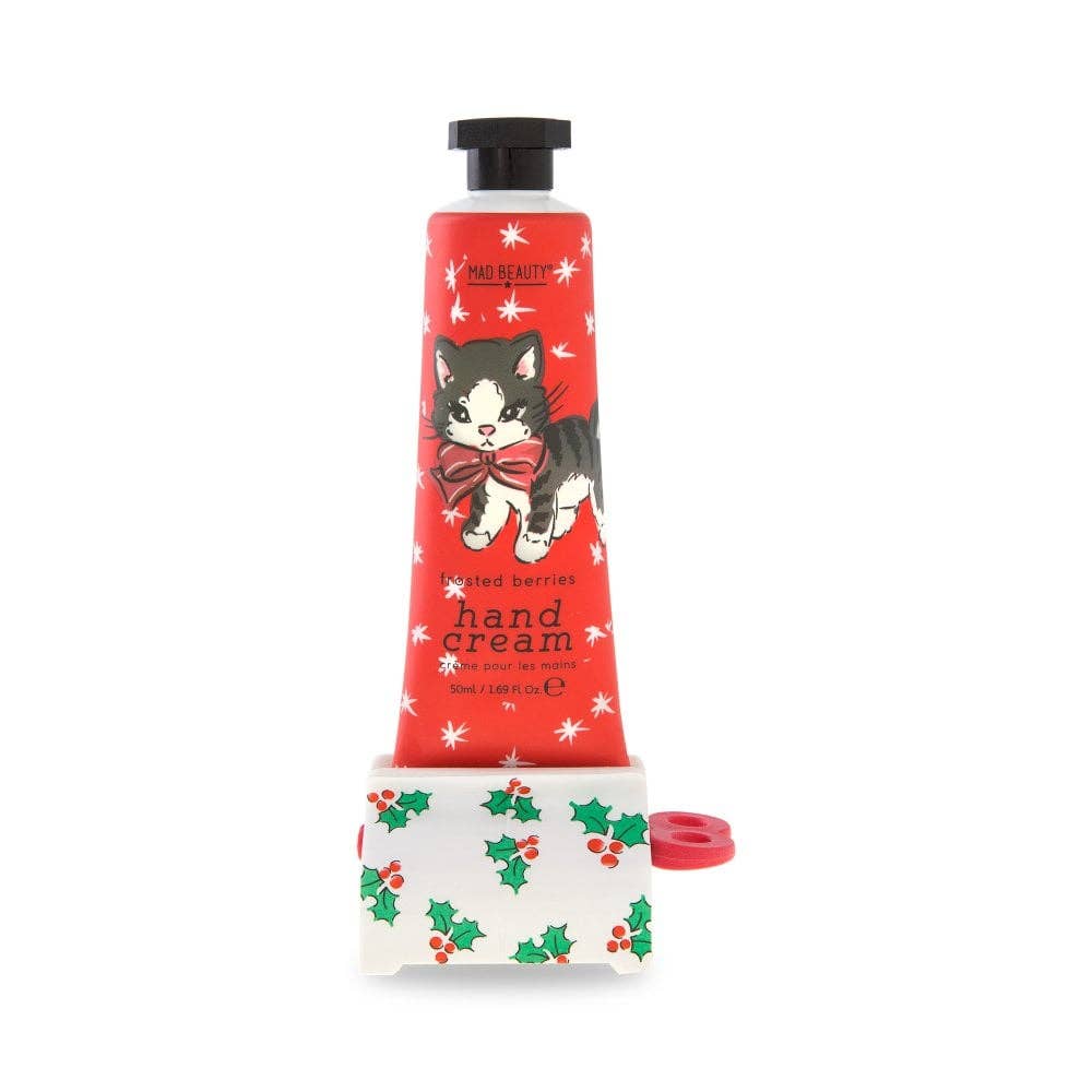 Mad Beauty Retro Christmas Hand Cream Cat