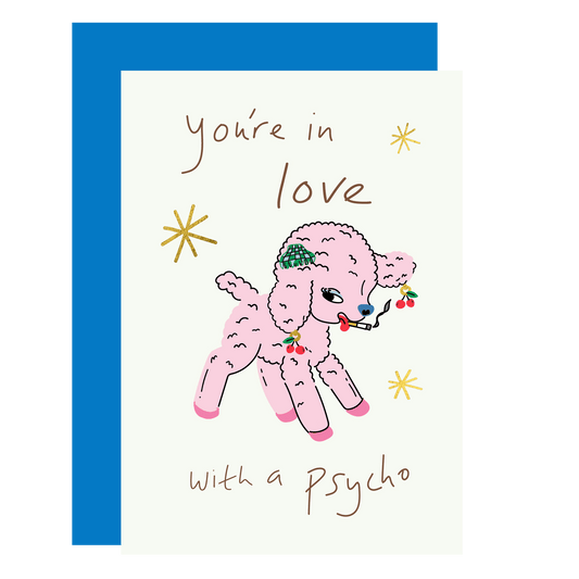 Psycho In Love Card