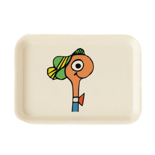 Busy World Lowly Worm Bust Vintage Tray - 3P4 x Richard Scarry®