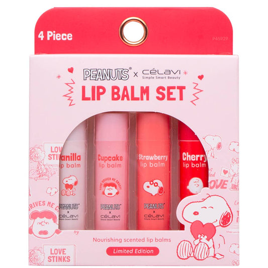 CELAVI X PEANUTS Lip Balm Set