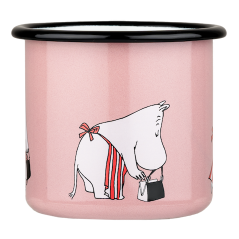 MOOMIN Enamel Mug Moominmamma Pink 0.37L