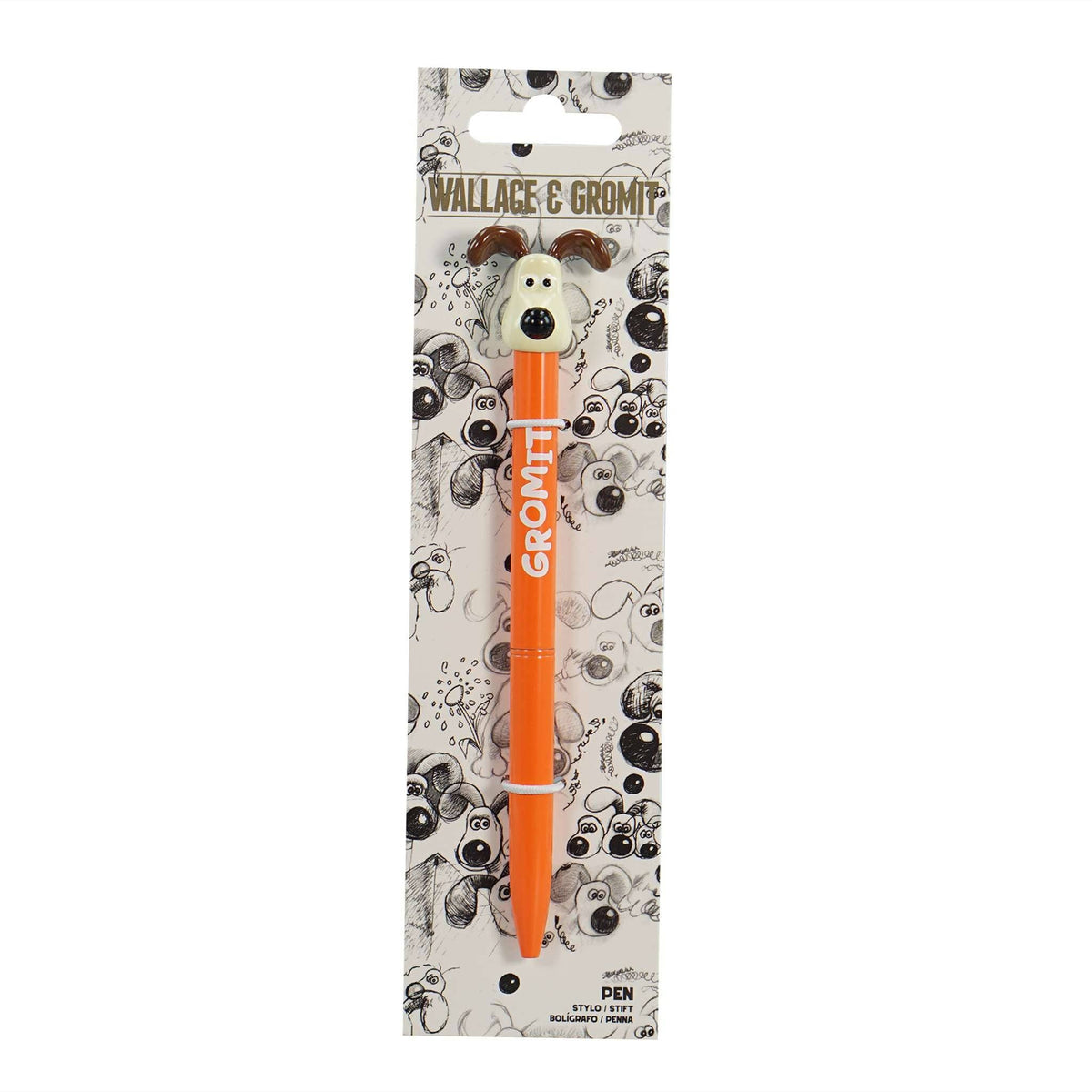 Wallace & Gromit Gromit 3D Character Topper Pen