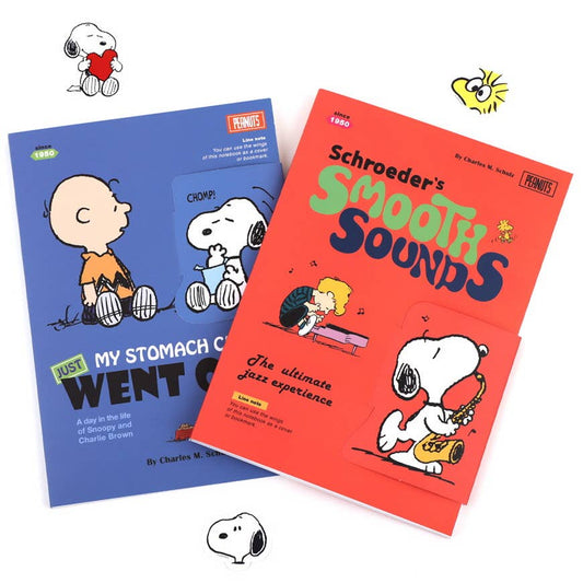Peanuts Snoopy A5 Tab-Cover Lined Notebook