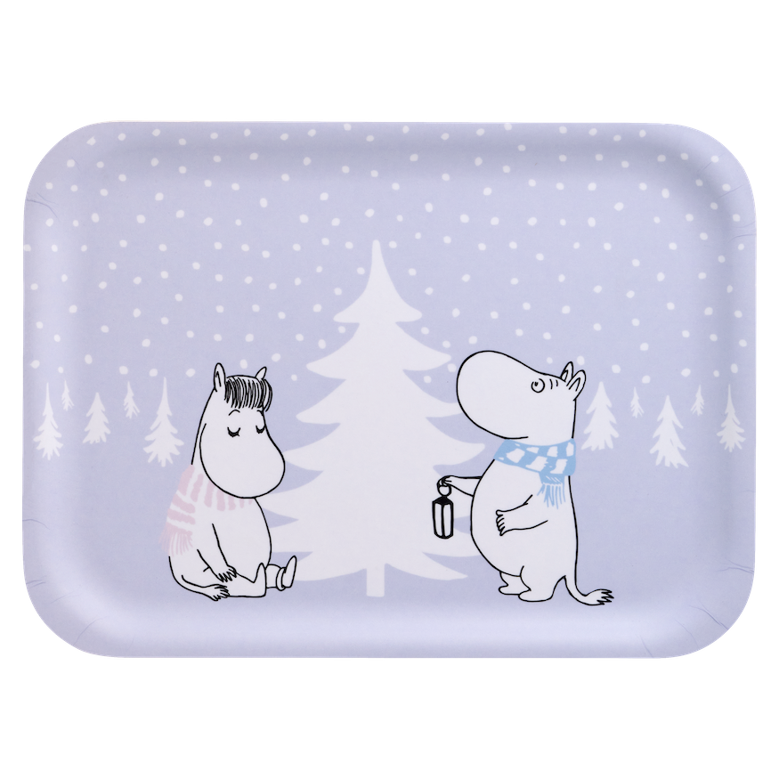 MOOMIN Christmas Tray Snowfall